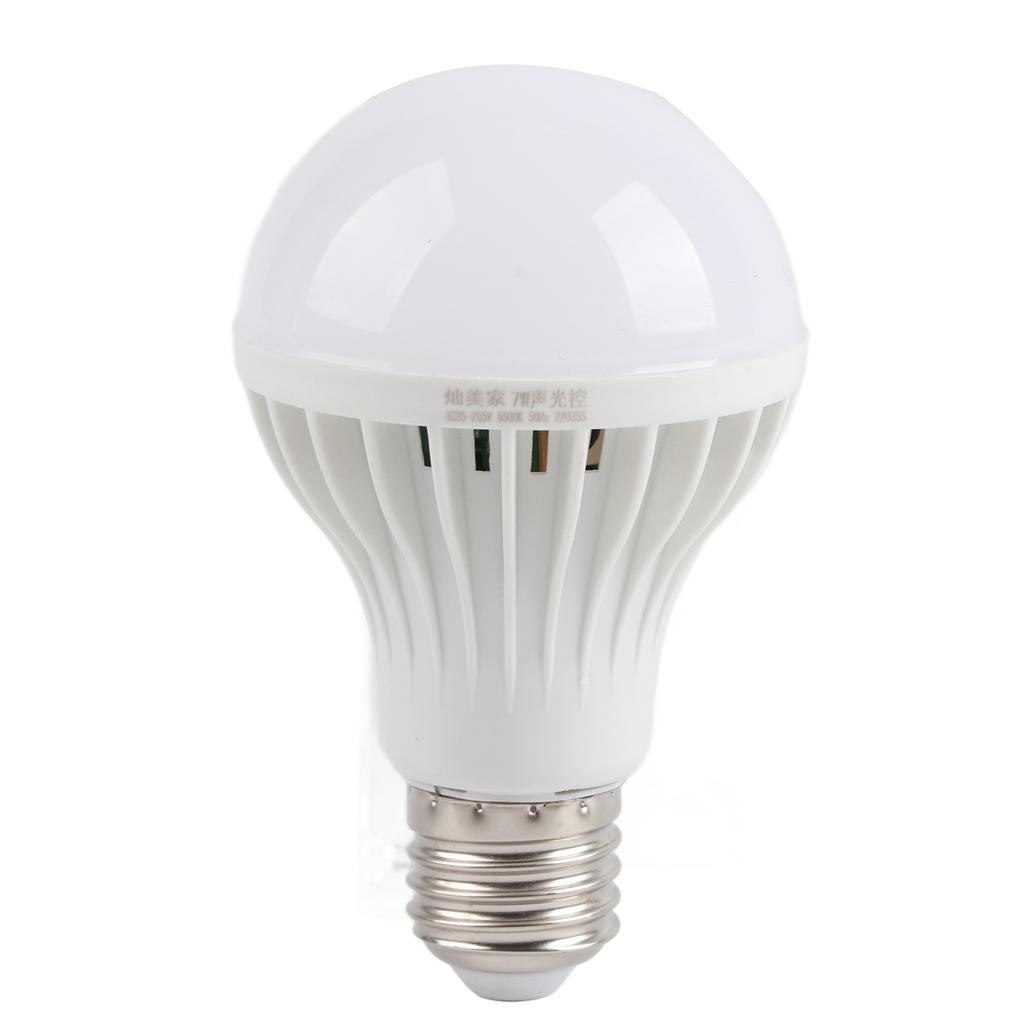 220V Sound Sensor Glühbirnen E27 LED Lampen Sound Licht Steuerung Automatisches Ein-/Ausschalten Nachtlichter Sensor Glühbirne