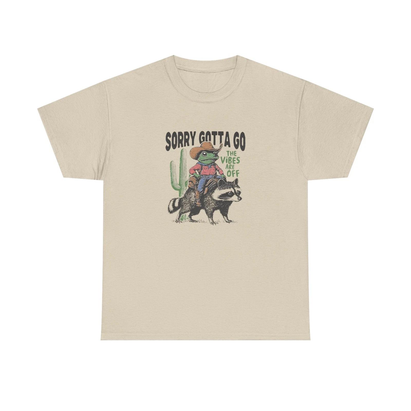 Funny T-Shirt:  Sorry Gotta Go  Fun Graphic Tee, Relaxed Fit, [...] 2XL