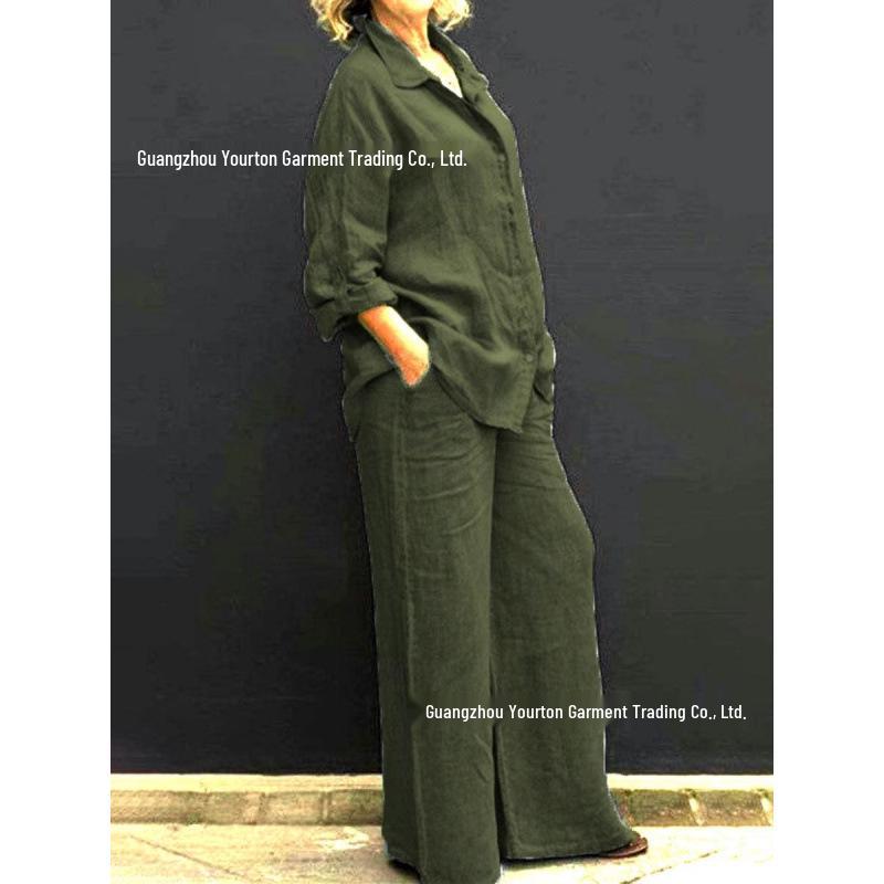 2023 Women's Casual Urban Shirt Set