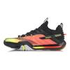 Li Ning Quick Start Saga Cushioning Support Rebound Badminton Shoes Men's Fluorescent Orange Red AYAQ009-2