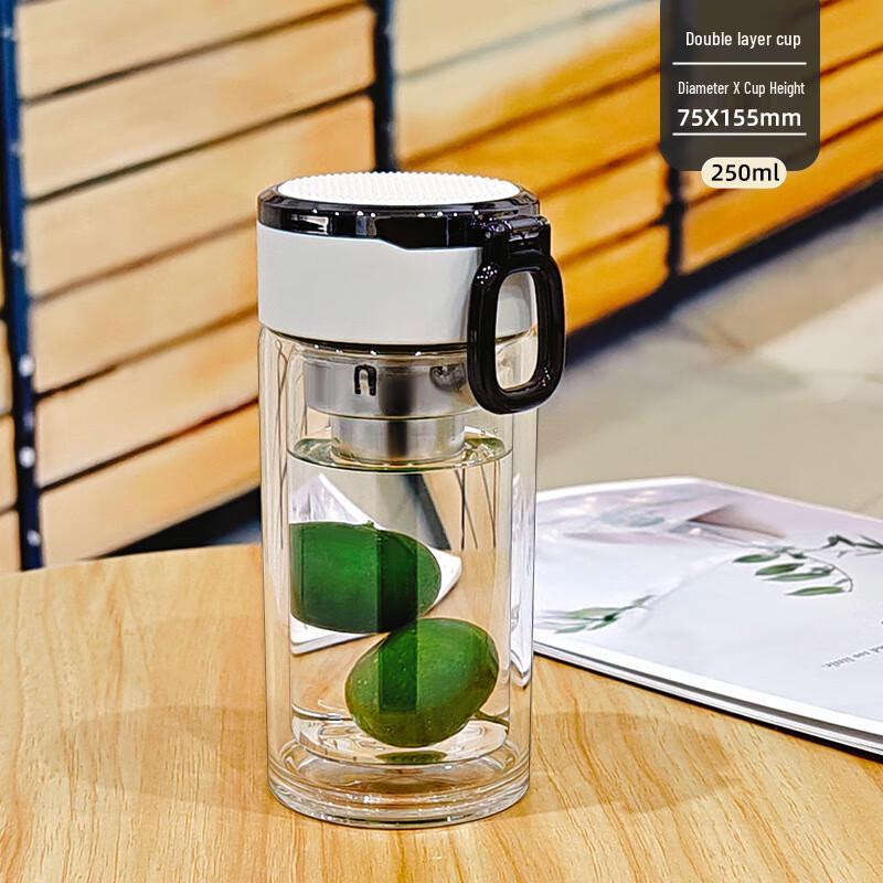 Shangqi Double-Wall Glass Portable Cup