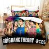 Big Bang Theory 3D NEW Duvet Cover Pillowcase Bedding Set Adult Boy Girl Bedroom Decoration Children Single Double Large