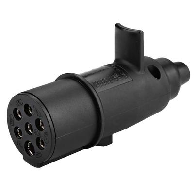7 Pin Trailer Plug, Qiilu European Style 24V7 Pin Trailer Plug Connector N Type Other Auto Parts
