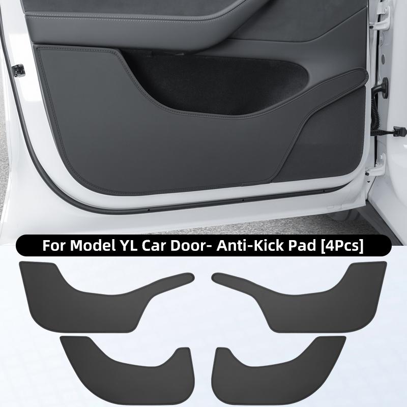 For Tesla Model Y Juniper 3 Highland YL Car Door Anti-Kick Pads Side Door Panel Protector Anti-Dirty Pad Car Interior Decoration