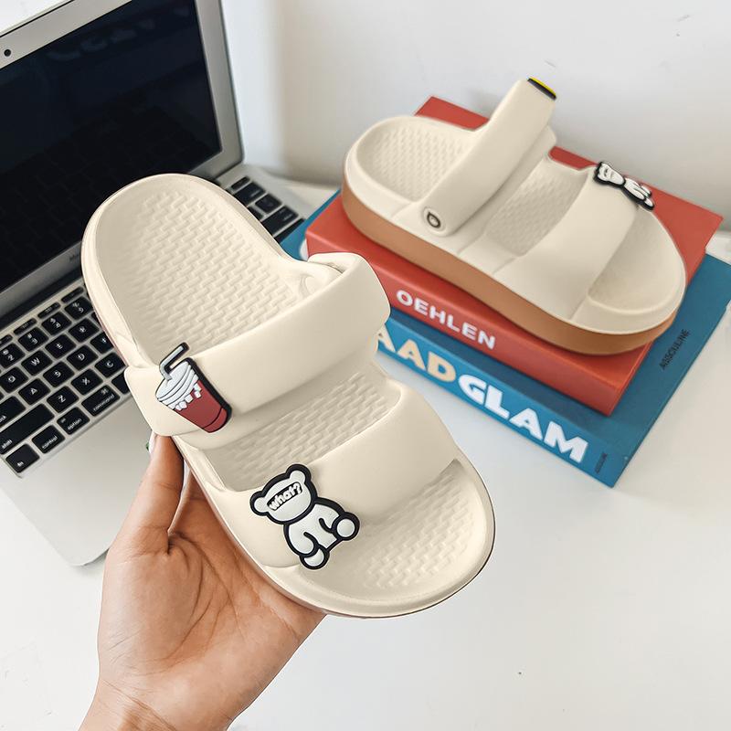 

Nonslip And Safe Kids House Slippers Breathable Soft Eva For Summer Play Indoor 39/40 бежевий