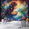 Serene Meditation Tapestry Zen Yoga Wall Art for Living Room Bedroom Decor Mindfulness Inspired Design Calming Boho Aesthetic
