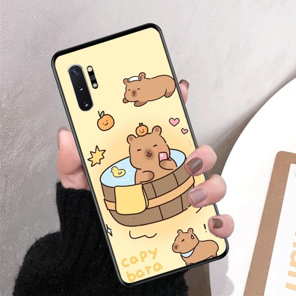 

Cartoon Capybara Phone Case For Samsung Note 8 9 10 20 Pro Plus Lite M 10 11 20 30 21 31 51 A 21 22 42 02 03 Samsung Note10 Plus
