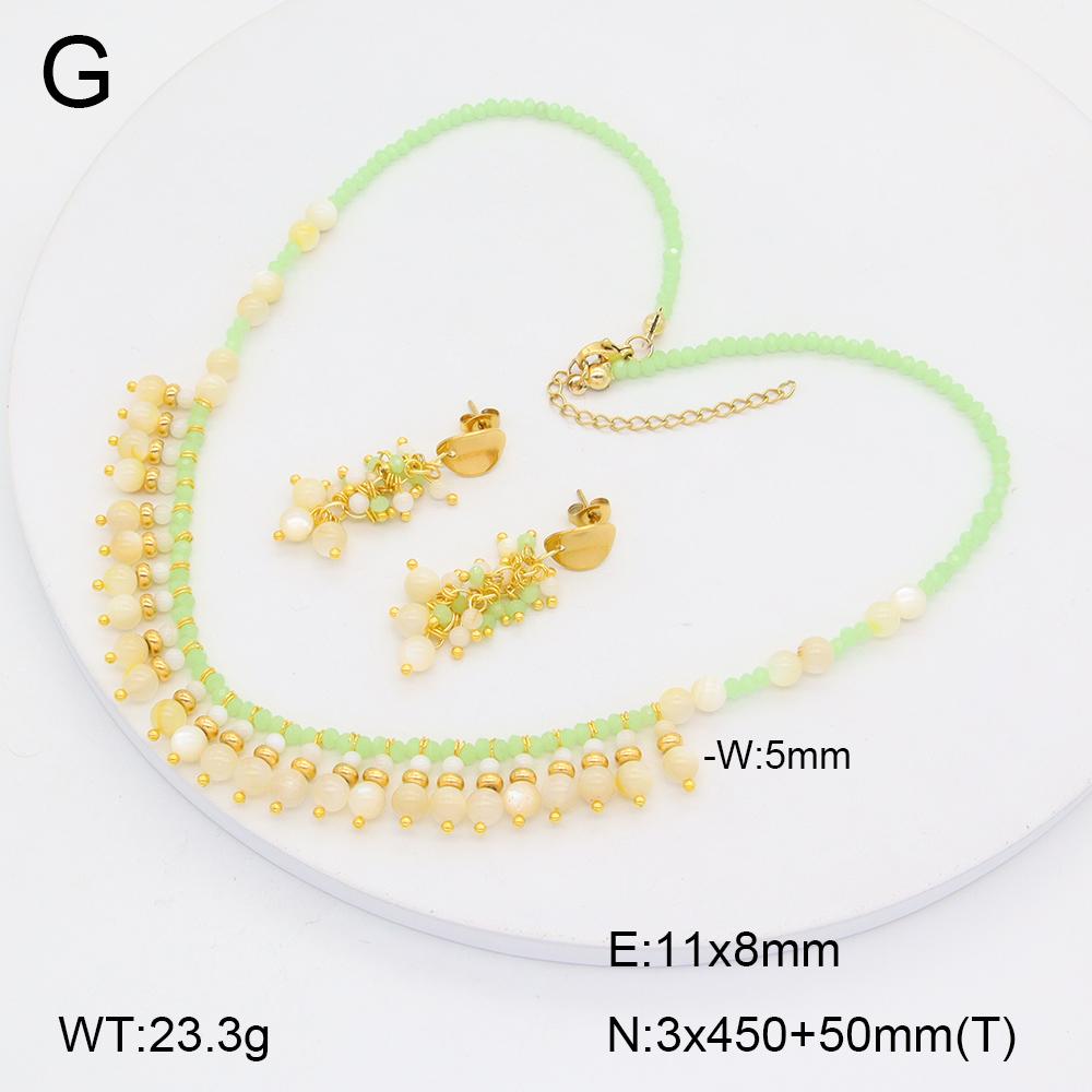 Stainless Steel Gold Flower Set Women 4pcs Necklace Earrings Bracelet Ring Cubic Zirconia Luxury Wedding Party Anniversary Gift