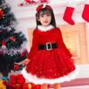 Santa Christmas Cosplay for Santa Claus Santa Outfit Yi-gog Kids' Dress, Girls, Dress, (120cm)