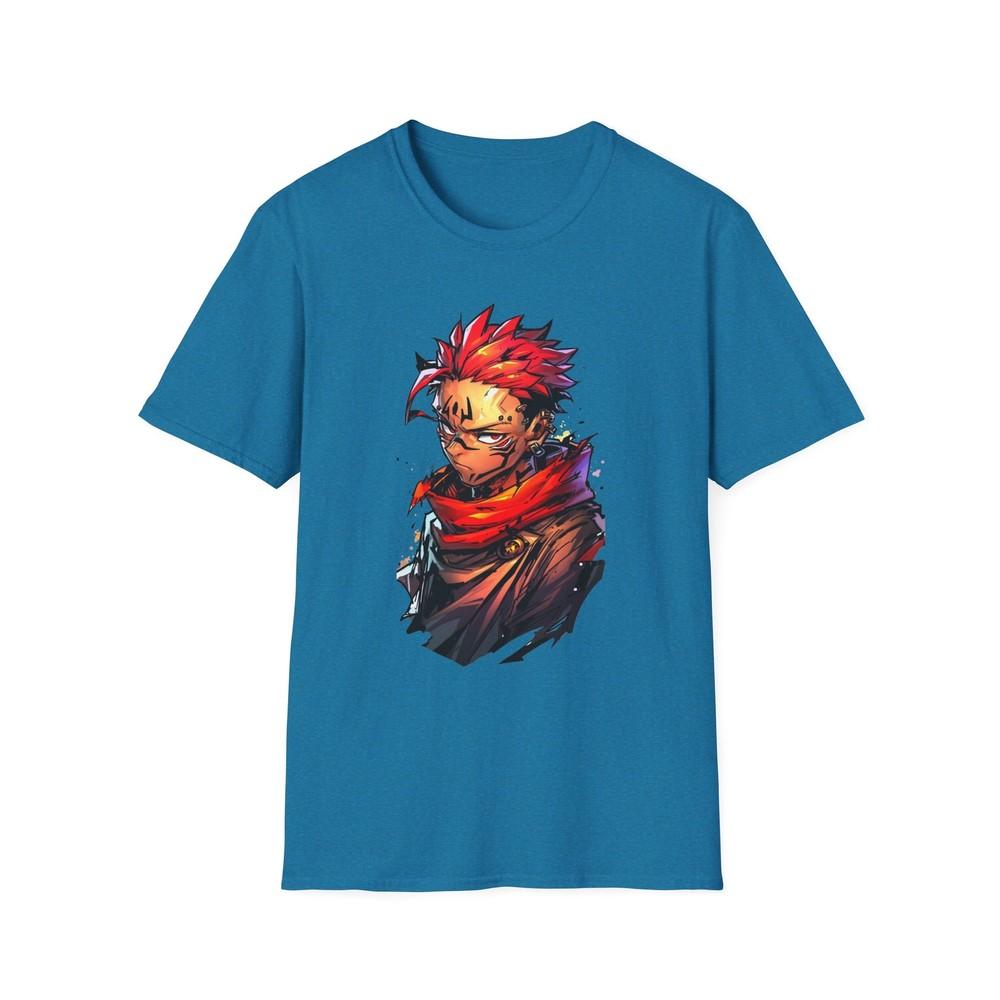 Anime Soft TShirt Jjk Sukuna Art Work 2 Unisex Jl Anime Front Printed Tee