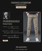 Men's Slim Straight Khaki Casual Pants - High-End Pure Cotton Trendy Trousers