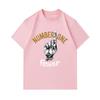 Men's 100% Cotton Crew Neck Short Sleeve T-Shirt, Number One Forever Hand Gesture Print Casual Comfortable Tee, Summer Regular Fit Daily Wear Top for