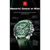 POEDAGAR Luxury Men Watch Luminous Week Date Digital LED Quartz Clock Alarm Dual Time Display Electronic Watches