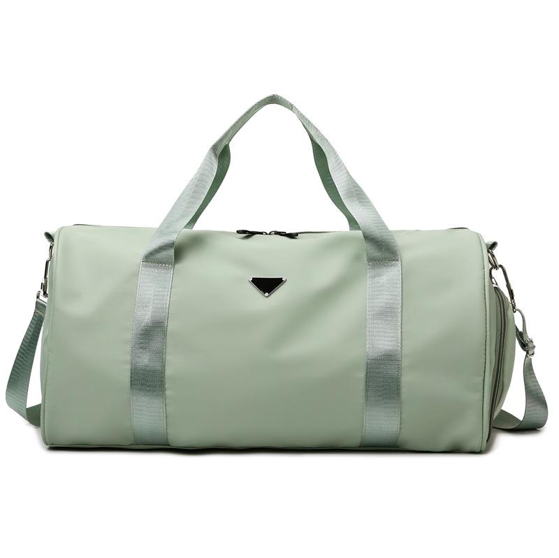 Large Capacity Nylon Travel Bag with Wet/Dry Separation for Sports & Yoga