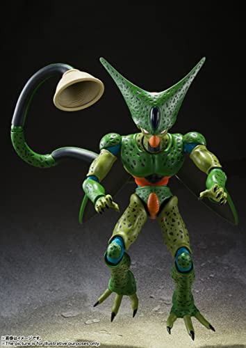 TAMASHII NATIONS S.H.Figuarts Dragon Ball Z Cell First Form (Rerelease Edition) Approximately 170mm PVC & ABS Painted Movable Figure