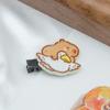 Cute Capybara Hairpin Waterproof Animal Barrettes Funny Cartoon Duckbill Clip  Women
