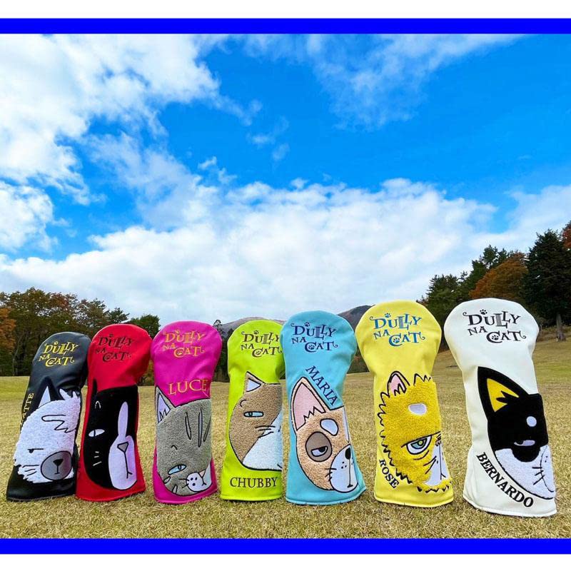 DULLY NA CAT 02 Driver Latte DN-DC Headcover, (Black)