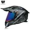 Full Face Motorcycle Helmet With Dual Visors Off-Road Rally Highway Riding Unisex All-Season ABS S M L XL