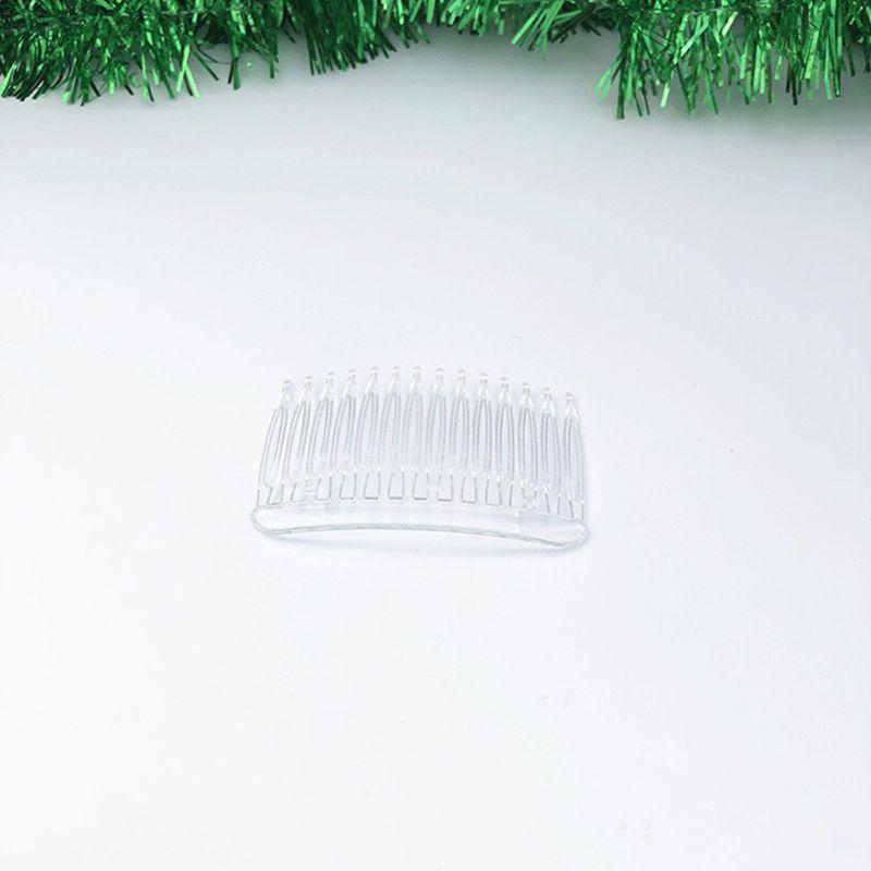 Wedding Party Ponytail Hair Comb for Bride Ponytail Holder for Teenagers Transparent Design Hot Girls Hair Styling Tool