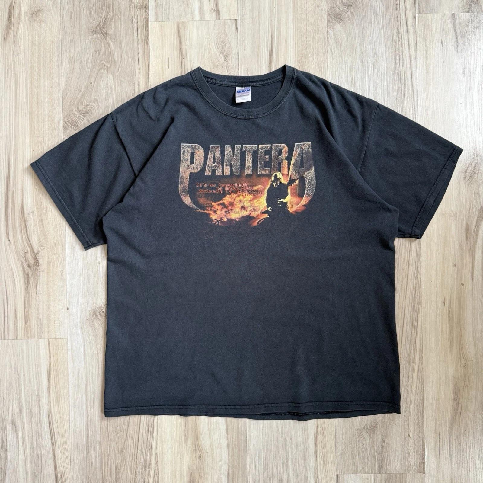 Винтажная футболка Pantera 2004 Brother Dime метал-группа Dimebag Darrell 00-е y2k размер XL 2XL