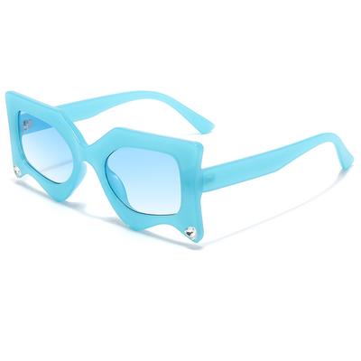 New Luxury Fashion Diamond Setting Gradient Alien Sunglasses Women Y2K Personality UV400 Sun Protection