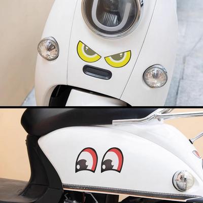Ďábelské oči Auto Motocykl Samolepky Helma Kapotáž Dekorace Zadního Okna Nálepka Elektrické Auto Motocykl Reflexní Samolepky