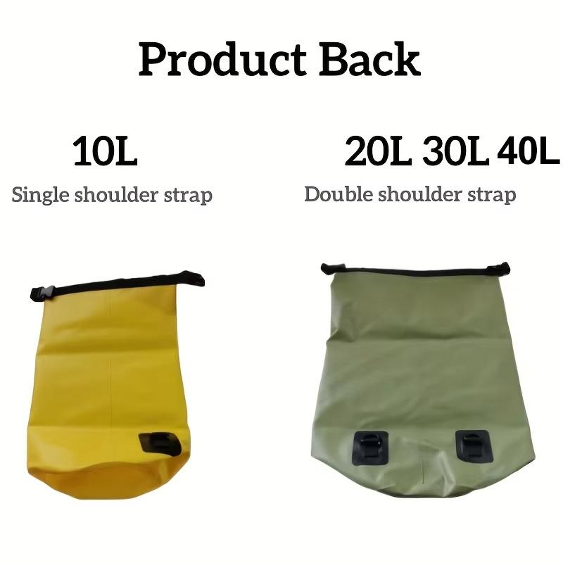 Swimming PVC Pack Dry Bag Backpack for Women Men 10L 20L Waterproof Shoulder Kayak Trekking Drifting Rafting Surfing Boating Bag