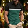 Collar Slim Fit Men's T-shirt Polo Shirt