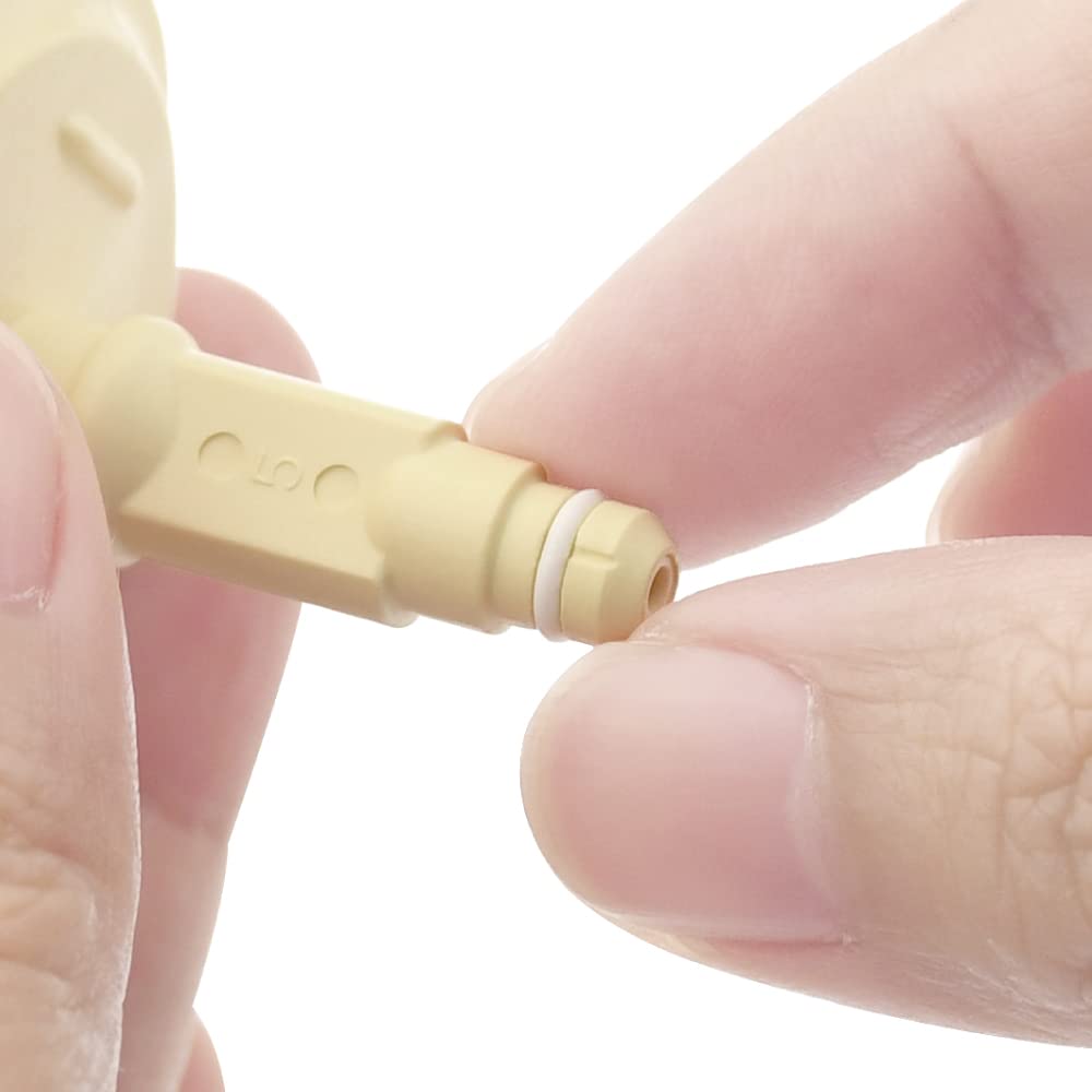 Maymom Replacement Breast Pump Parts for Medela Harmony Manual Breast Pump, Includes 4 O-Rings and 2 White Membranes, Non-Genuine