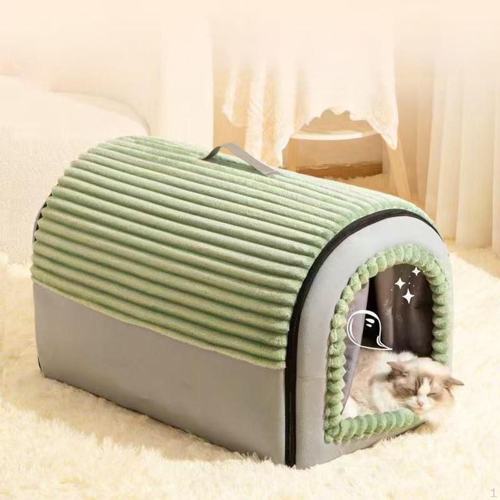 Cat House Bed Breathable Removable Hideaway Shelter Pet Dog Nest for Small Dogs Indoor Cats