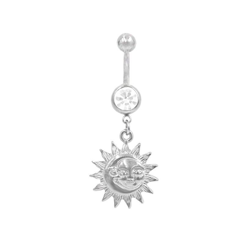 

Gaibei Stainless Steel Sun Navel Ring Piercing Jewelry