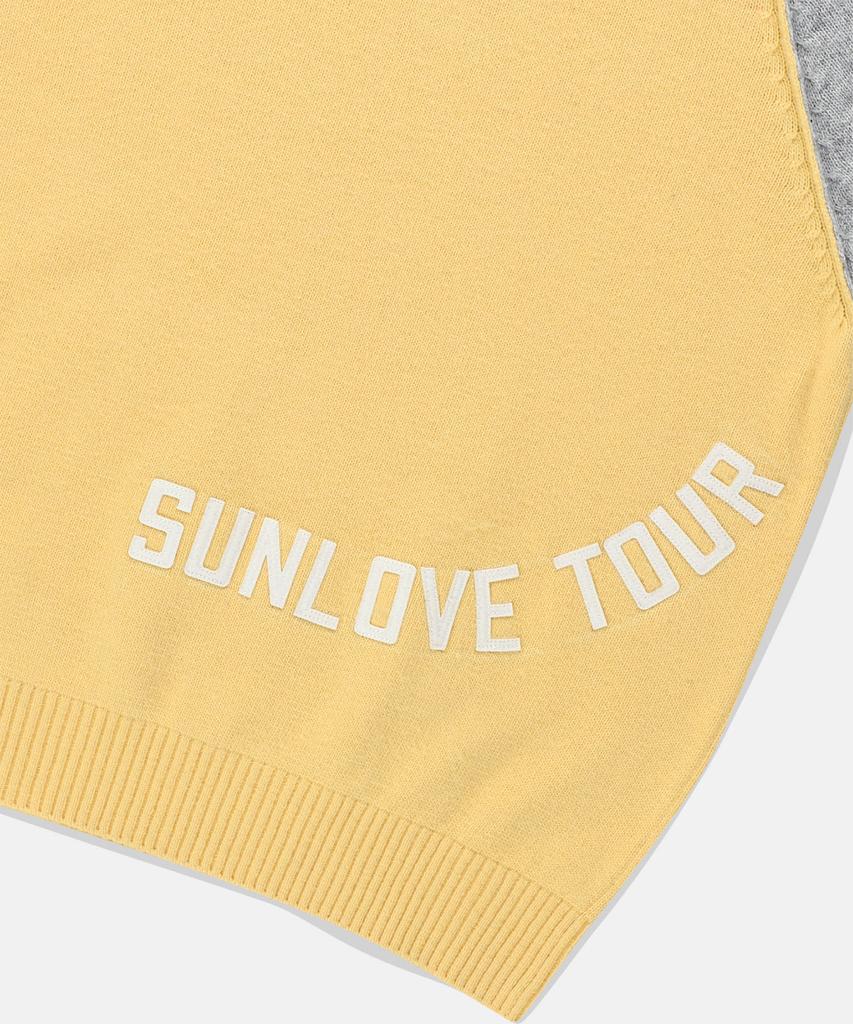 Sport Knit Hoodie Yellow