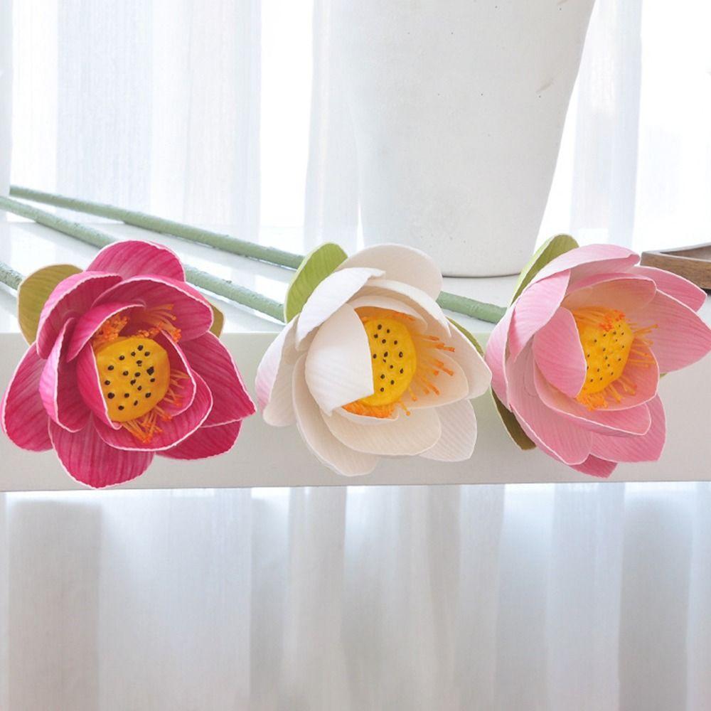 Lifelike Simulated Lotus EVA Decorative Fake Flower Fake Lotus Seedpod  Pastoral Decorative