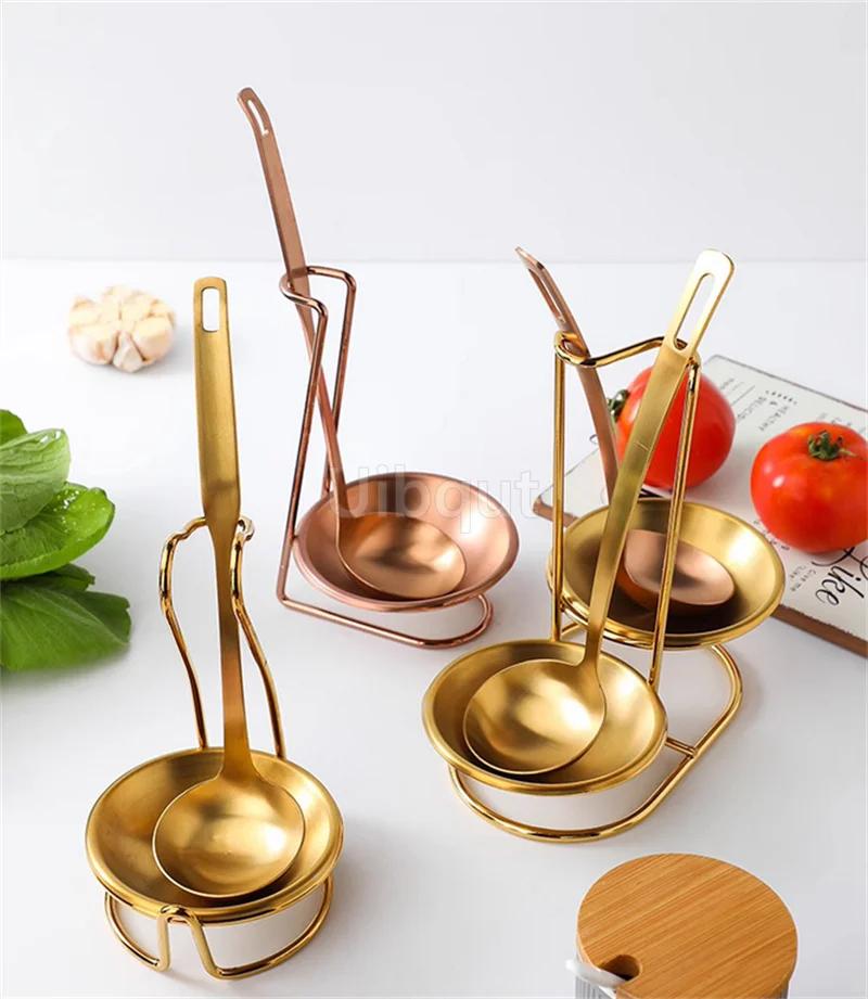 Gadget Multifunctional Portable Spoon Rest for Hotpot Restaurant Food Restaurant Utensil Household Upright Ladle Holder Kitchen
