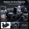 ABS Car Door Organizer Flexible Cup Grips Car Phone Storage Rack Car Cup Holder  Divided Storage