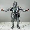 Bojový oblek Středověký rytířský brnění Gotický oblek plátového brnění 15. století Larp Cosplay Německé brnění Nejlepší dárek pro něj