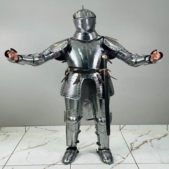 Combat Suit Medieval Knight Armor Suit Gothic Full Body Armor Suit 15Th Century Larp Cosplay German Armor Best Gift For Him