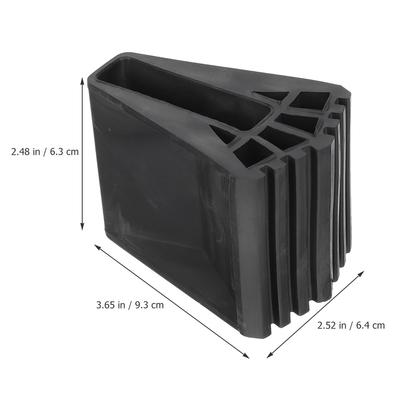 Rubber Ladder Feet Cover Thick Sturdy Anti-Skid Long Lasting Ladder Foot Protector Floor Protection Work Safety