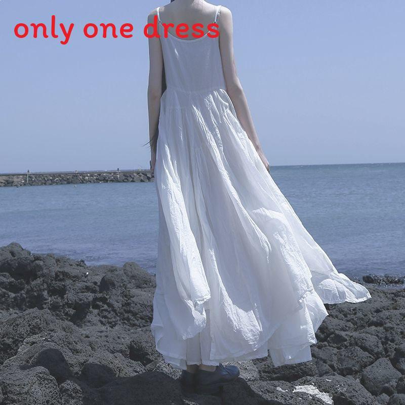 New Chinese Style Vintage Summer Long Dress With Knitted Fabric For Ladies Wear