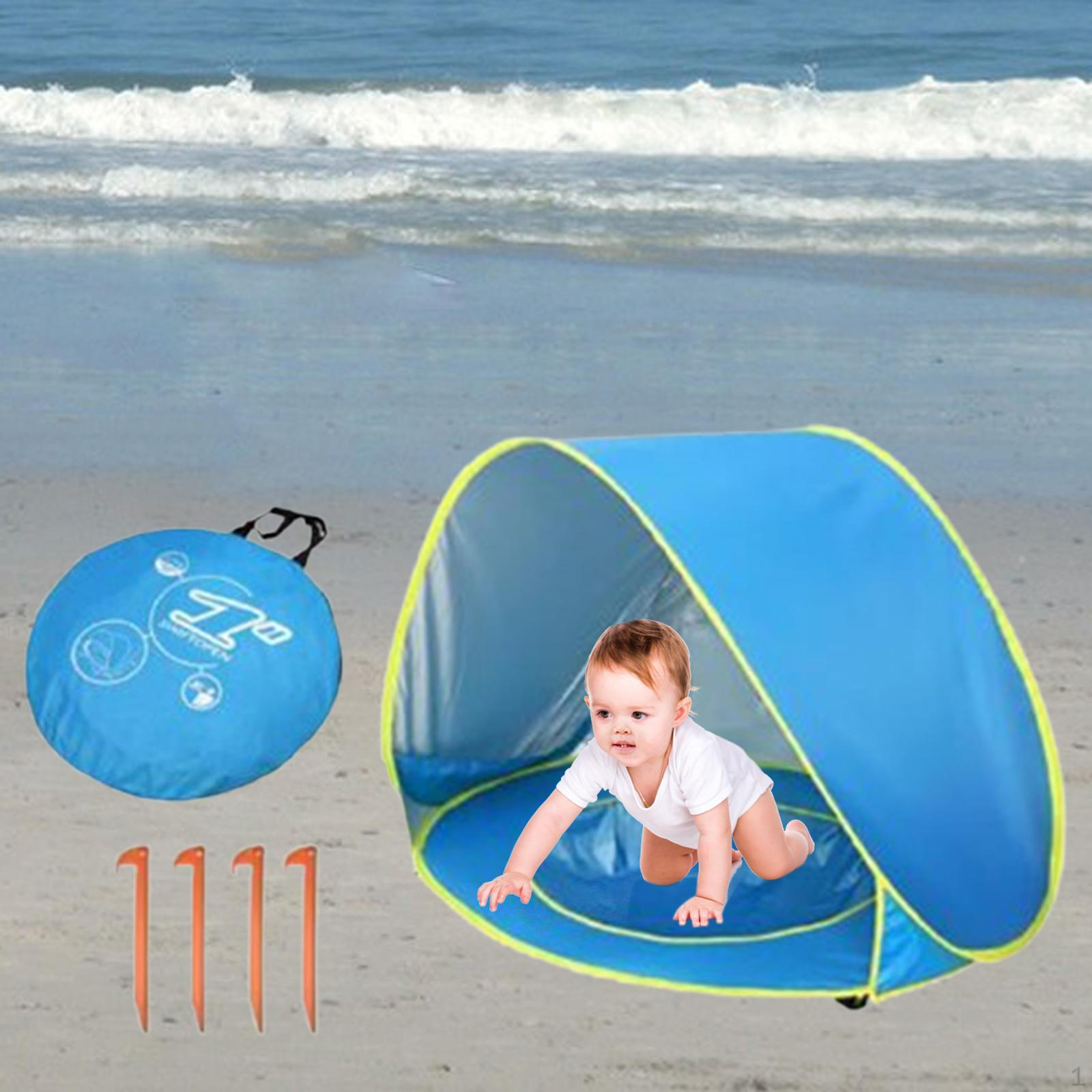 

Детская уличная палатка-навес, быстроразборный игровой домик для летних развлечений синий