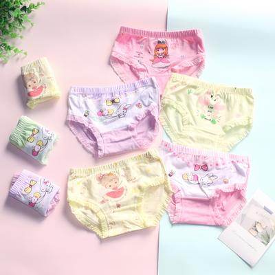 5pc Zufällige Farbe Mädchen Höschen Slips Kinder Unterwäsche Baby Baumwolle Dreieck Shorts Unterwäsche