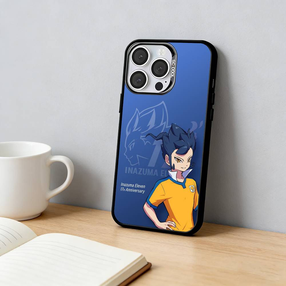 

I-Inazuma ElevenS Anime Phone Case For iPhone 17,16,15,14,13,12,11 Plus,Pro Max,XS,Colorful Silver Phone case Funda Cover iPhone16se4