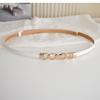Fashion Waist Belt For Dresses With Zinc Alloy Buckle Summer Accessory For Women