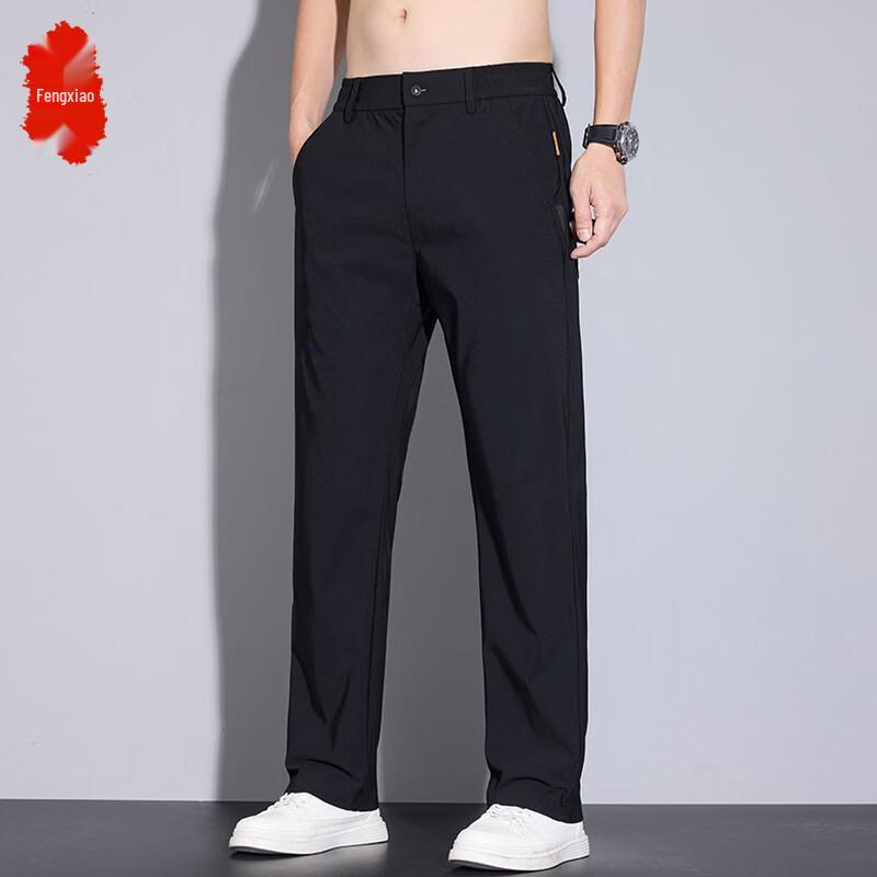 Men s Straight-Leg Casual Trousers 29