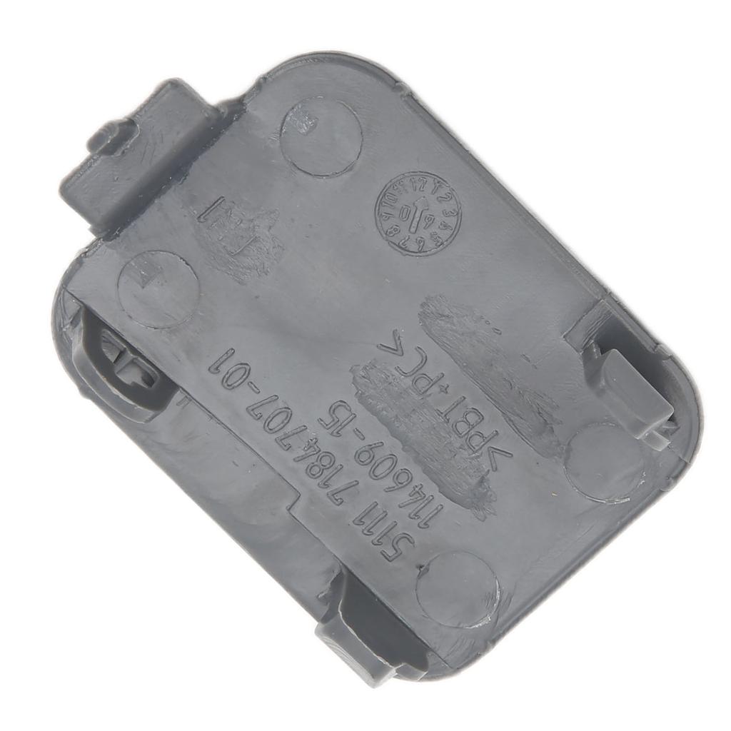 Car Front Bumper Tow Hook Eye Cap Black 51117184708 Replacement for 5 Series E60 Facelift 2005‑2009