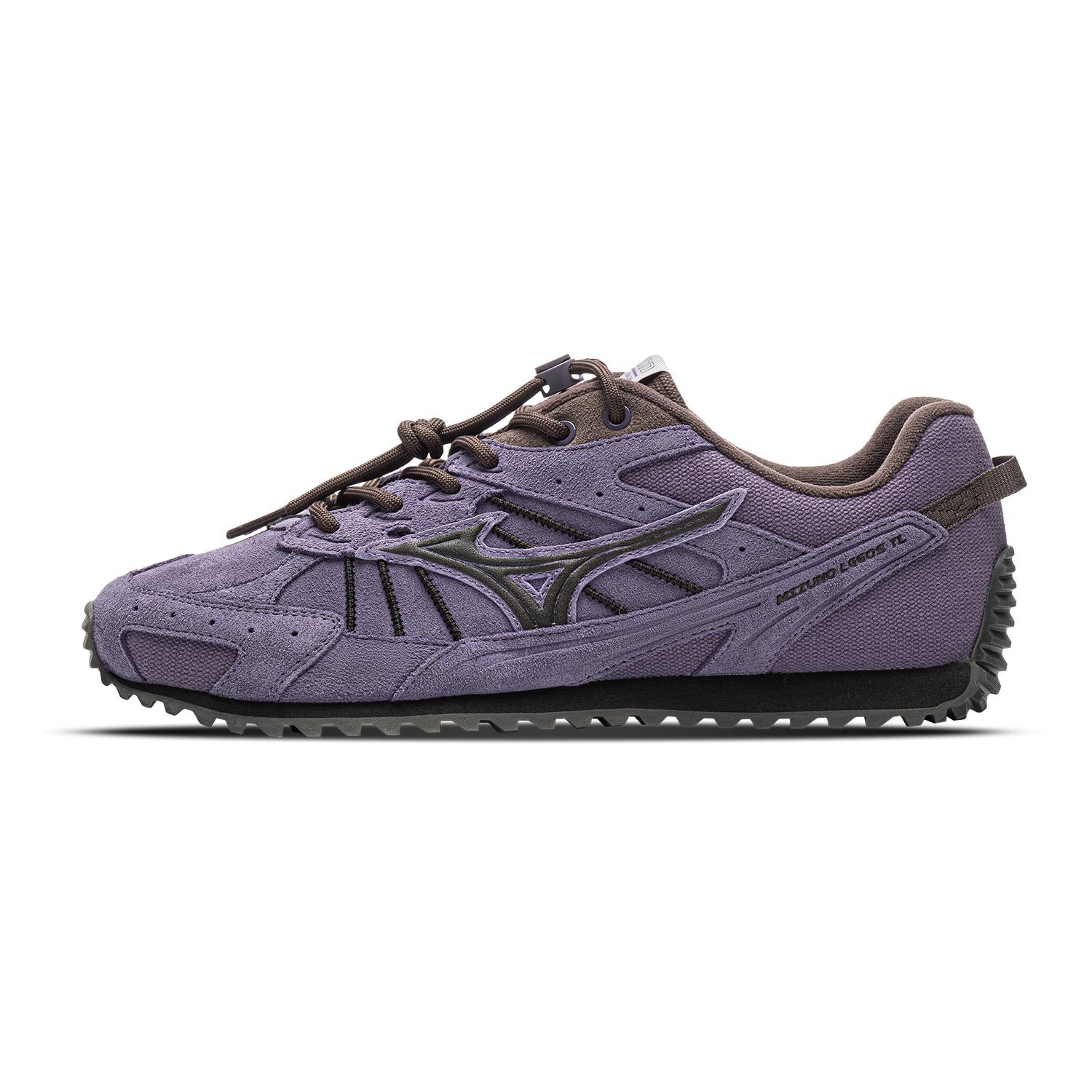 Chaussures Décontractées Mizuno Unisexes Basses Monna Violet/Marron Café/Dinde 44.5