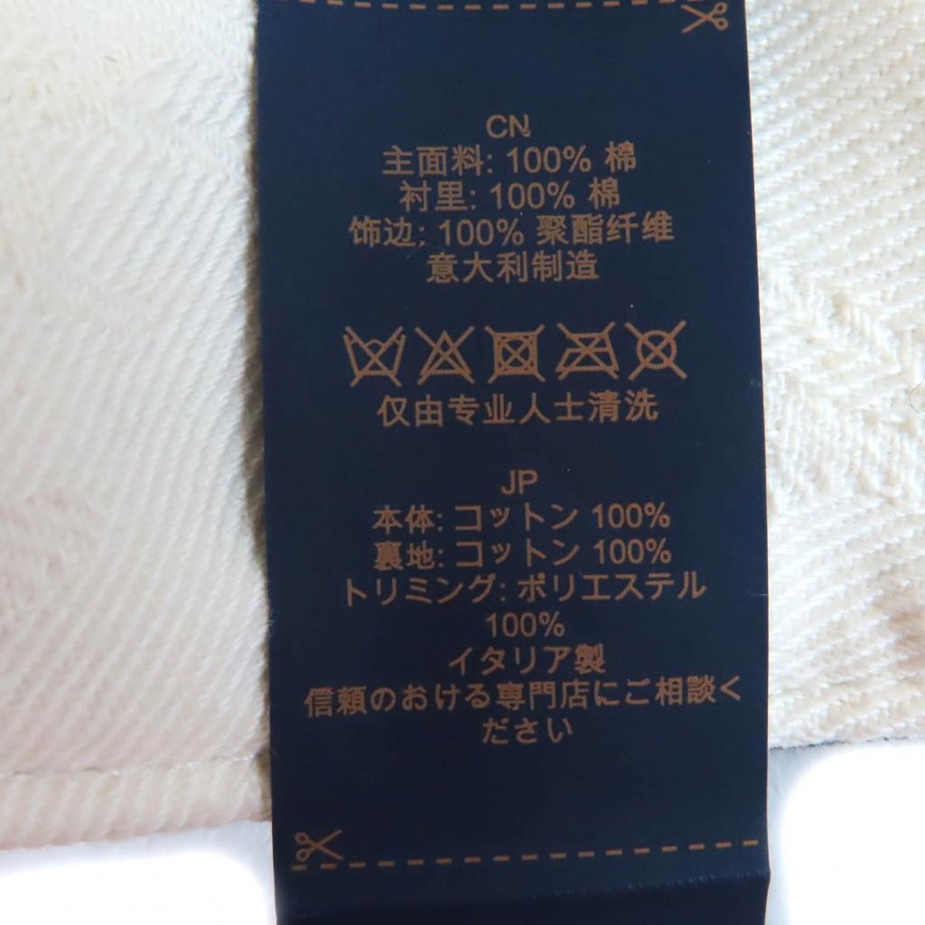 Makelloser LOUIS VUITTON Hut Baumwolle Damen M7440M Gebraucht