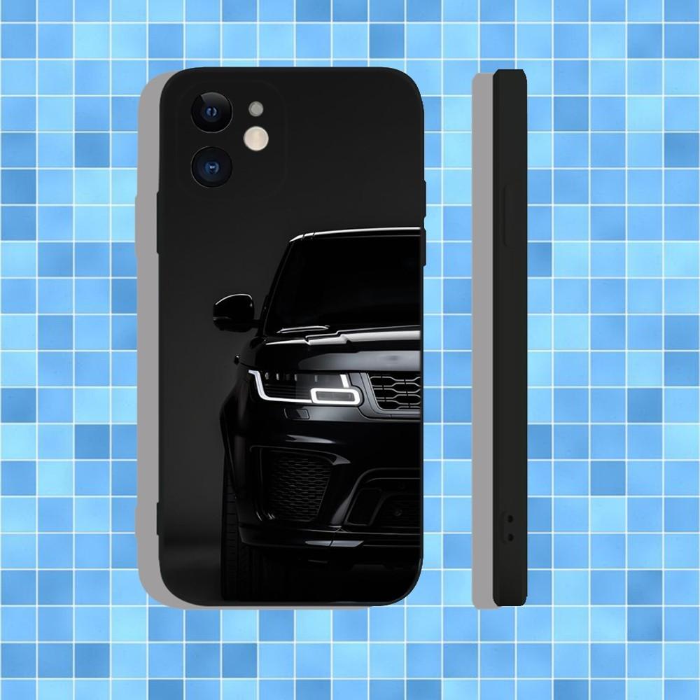 R-Range Roveres Sport Car Phone Case For iPhone 16,15,14,13,12,11,Pro,Max,Plus,X,XS,XR,SE,8,7,Mini,Soft Silicone Black Case