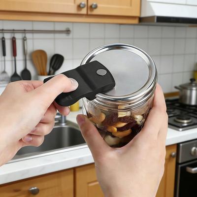 Otvírák na zavařovací sklenice s magnetem Univerzální pro běžné i širokohrdlé víčka Nástroje na odstraňování víček Skleněný zvedák víček 3D tištěný Kuchyňské vychytávky