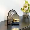 Hollow Castle Ramadan Ornaments Gold Black Acrylic Eid Mubarak Decorations Desktop Ornament DIY Islamic Festival Gifts